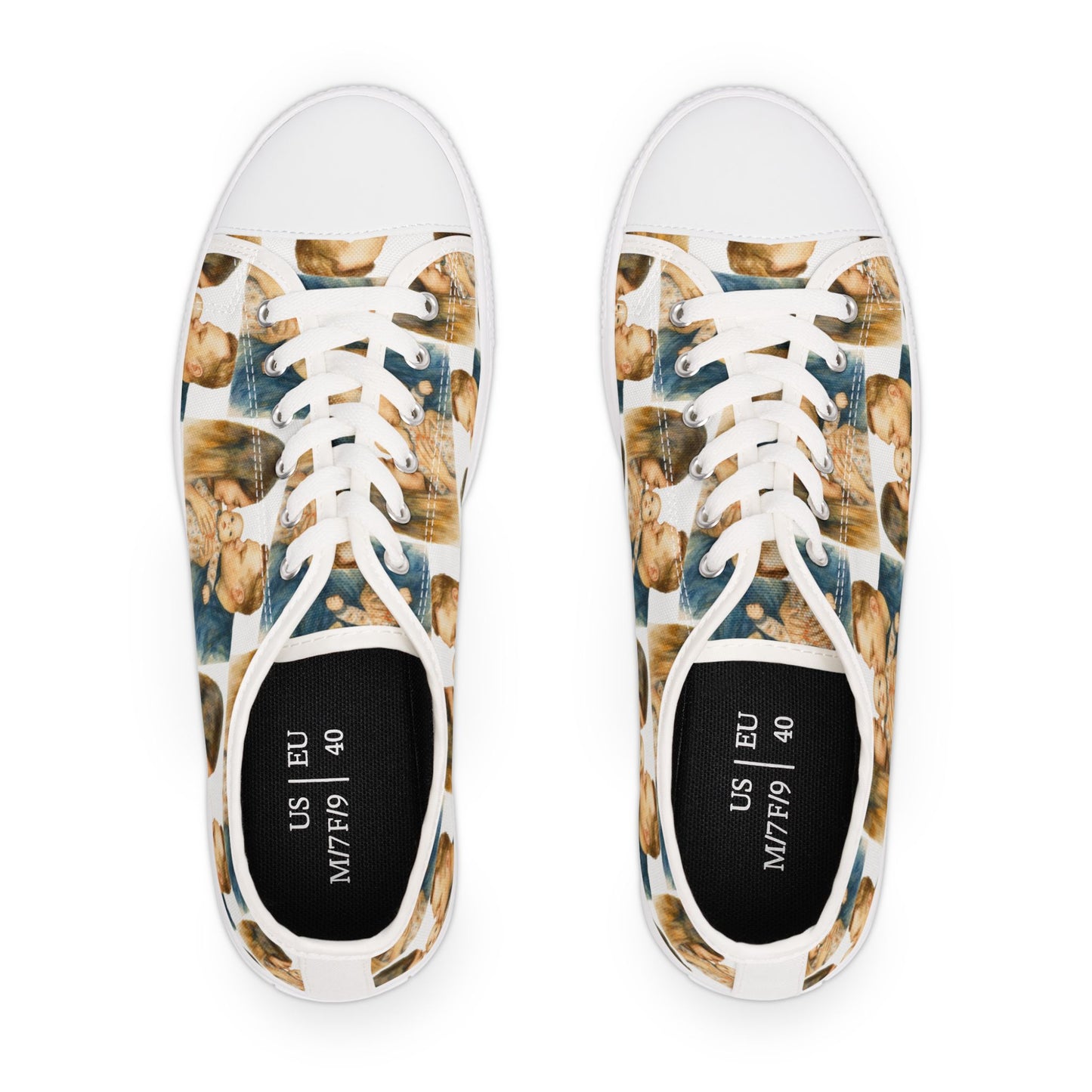 Picture This Magic© Custom Low Top Women's Sneakers