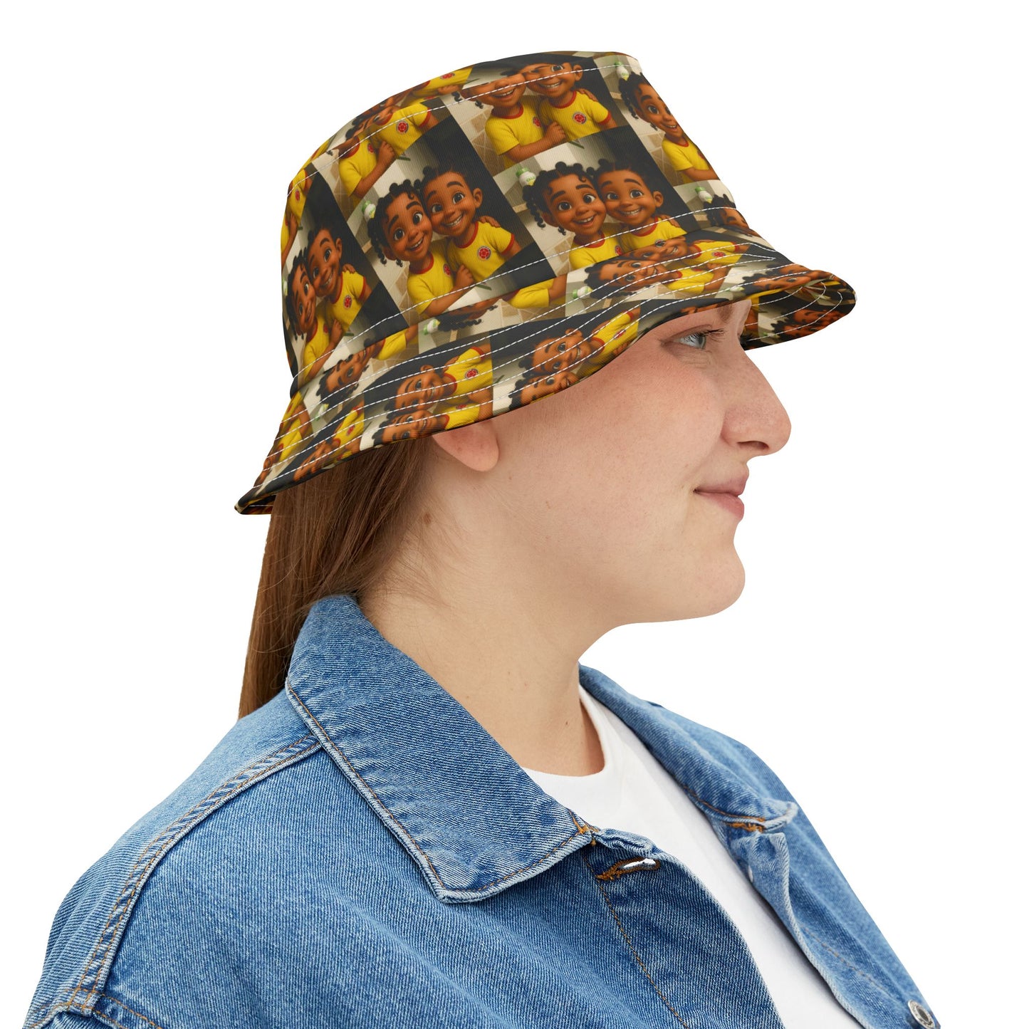 Picture This Magic© Fun and Colorful Bucket Hat with Personalized Design