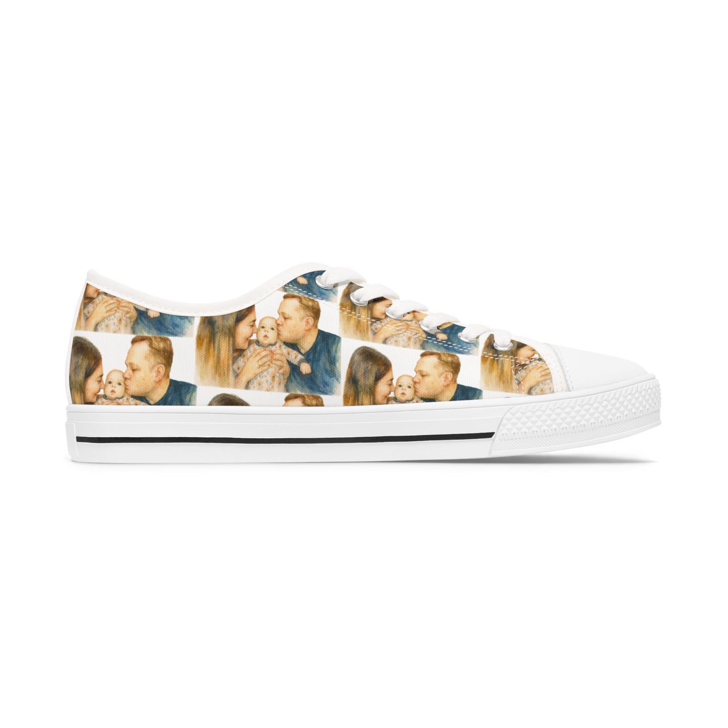 Picture This Magic© Custom Low Top Women's Sneakers