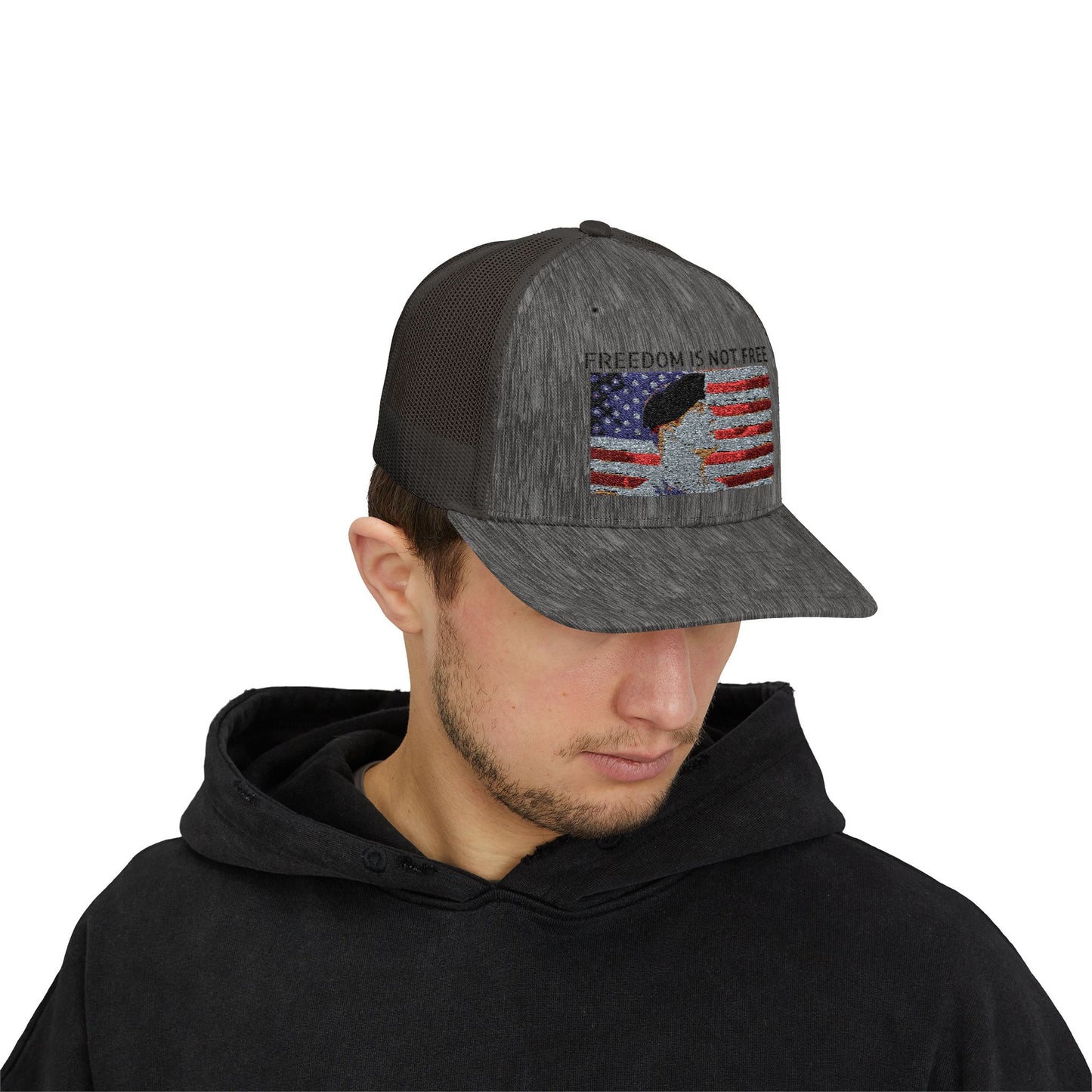 Picture This Magic© Customized Snapback Trucker Cap - Personalized Embroidered Design