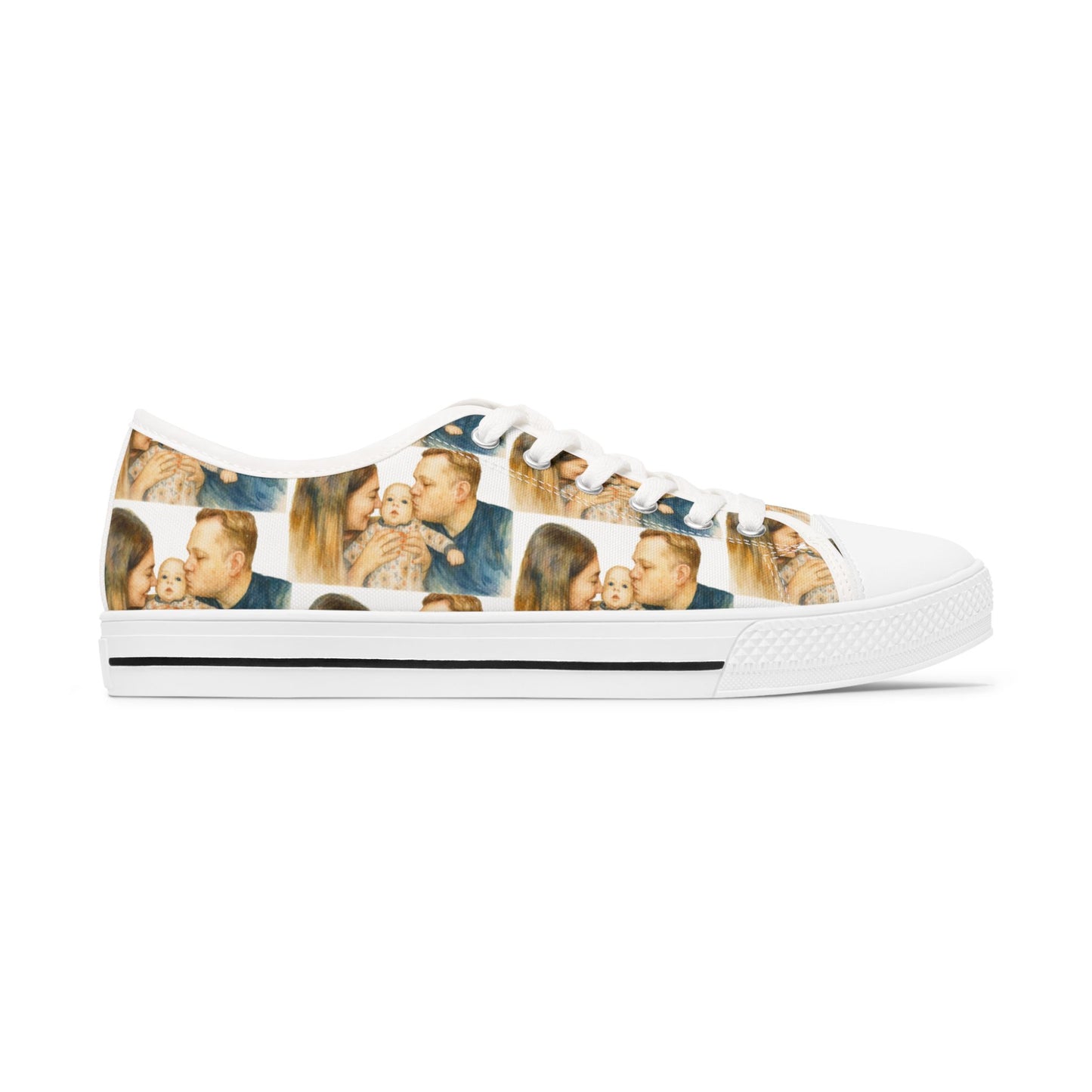 Picture This Magic© Custom Low Top Women's Sneakers