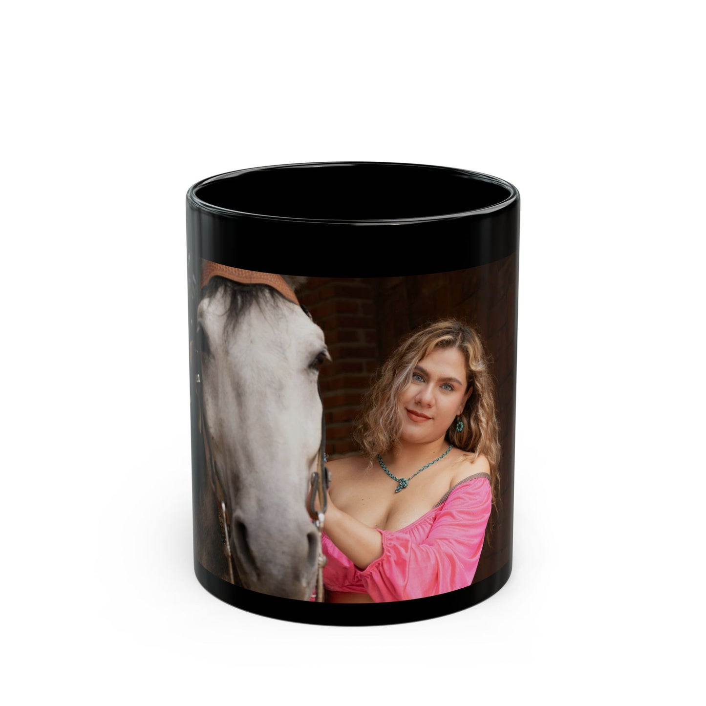 Picture This Magic© Ceramic Black Personalized Mug