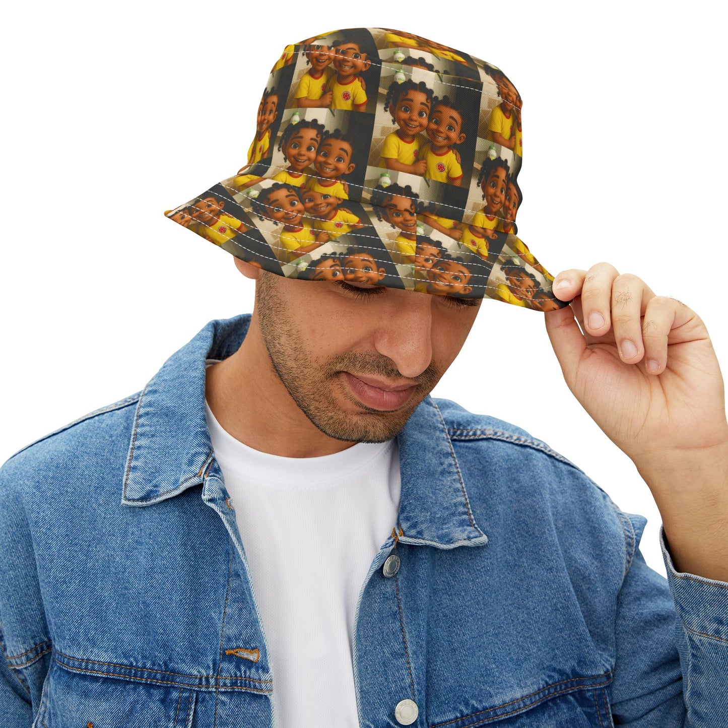 Picture This Magic© Fun and Colorful Bucket Hat with Personalized Design