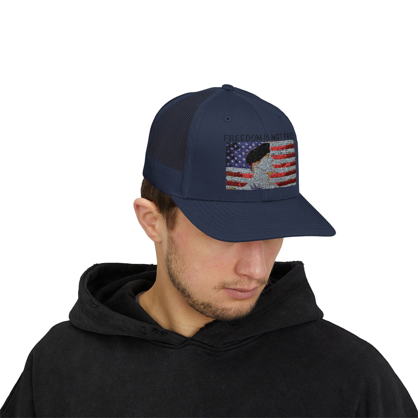 Picture This Magic© Customized Snapback Trucker Cap - Personalized Embroidered Design