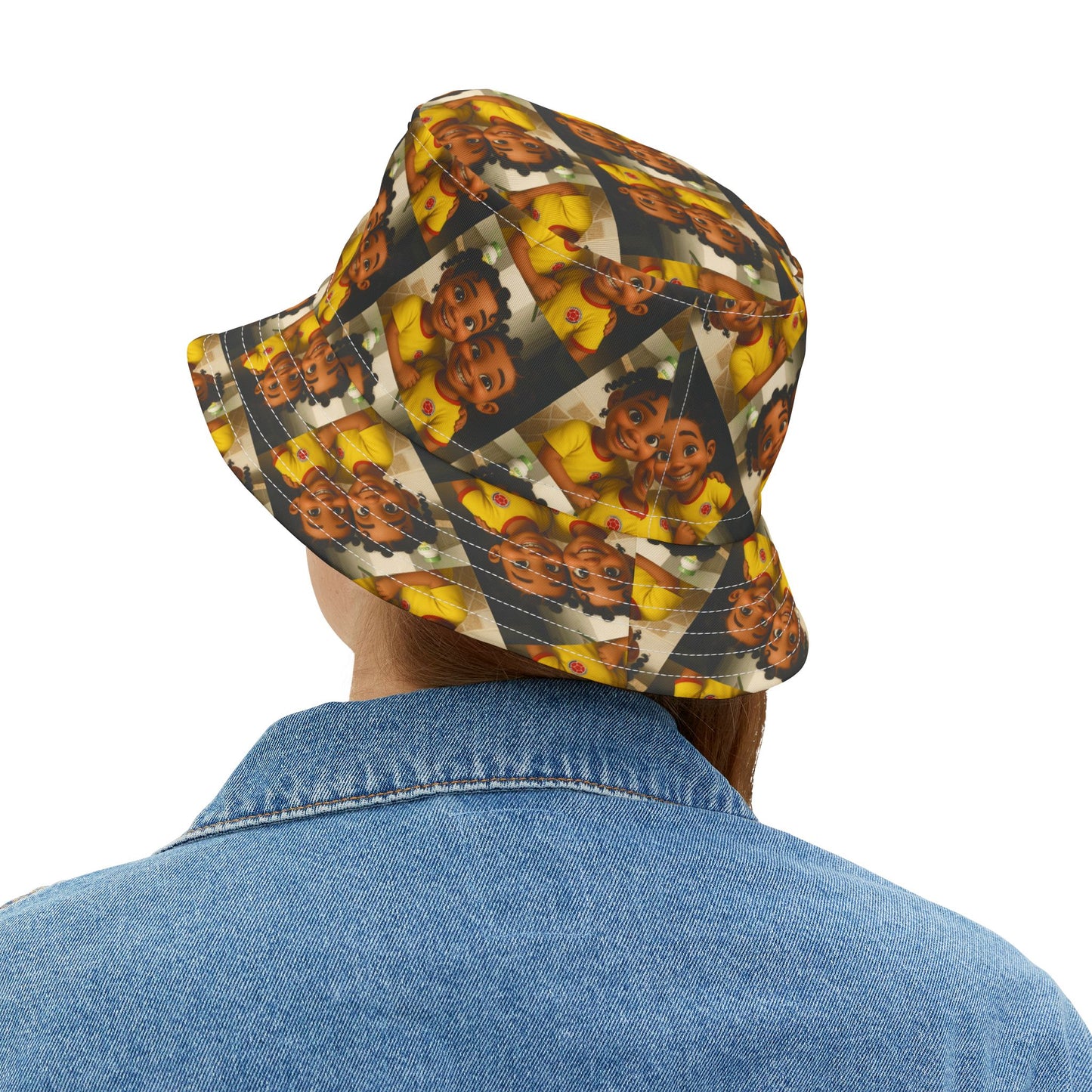 Picture This Magic© Fun and Colorful Bucket Hat with Personalized Design