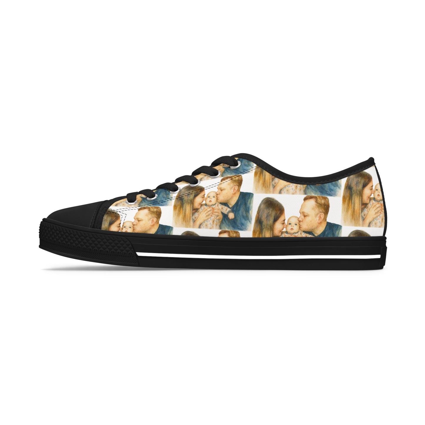Picture This Magic© Custom Low Top Women's Sneakers