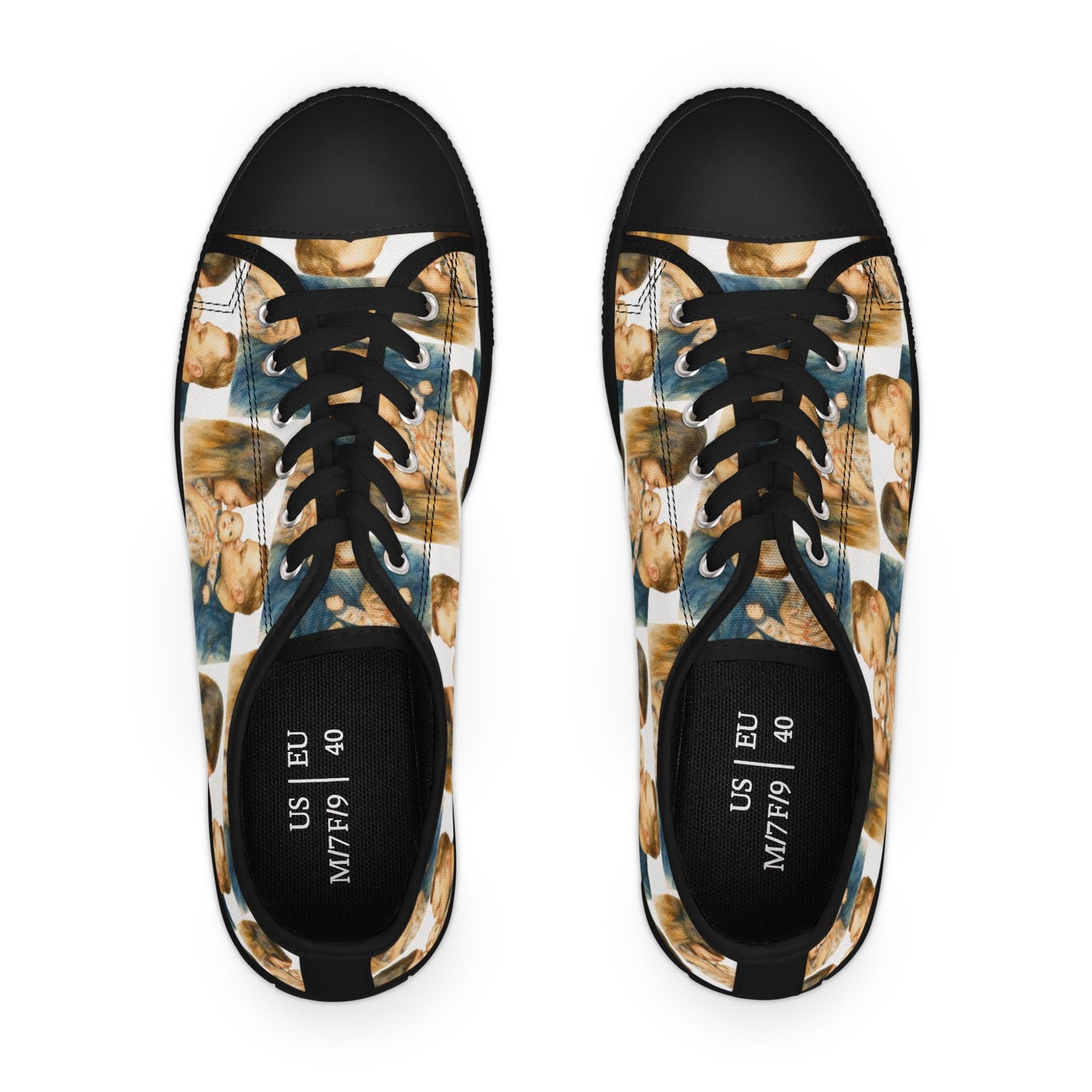 Picture This Magic© Custom Low Top Women's Sneakers