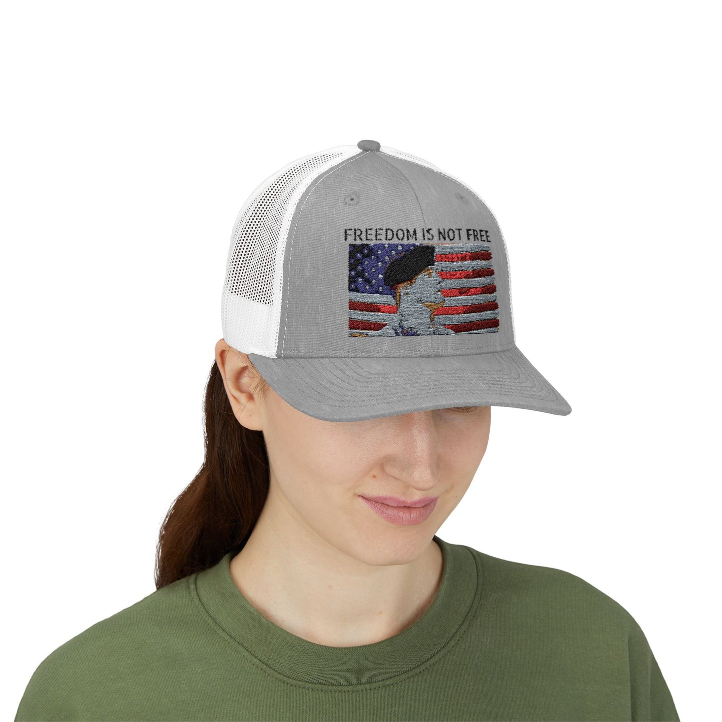 Picture This Magic© Customized Snapback Trucker Cap - Personalized Embroidered Design