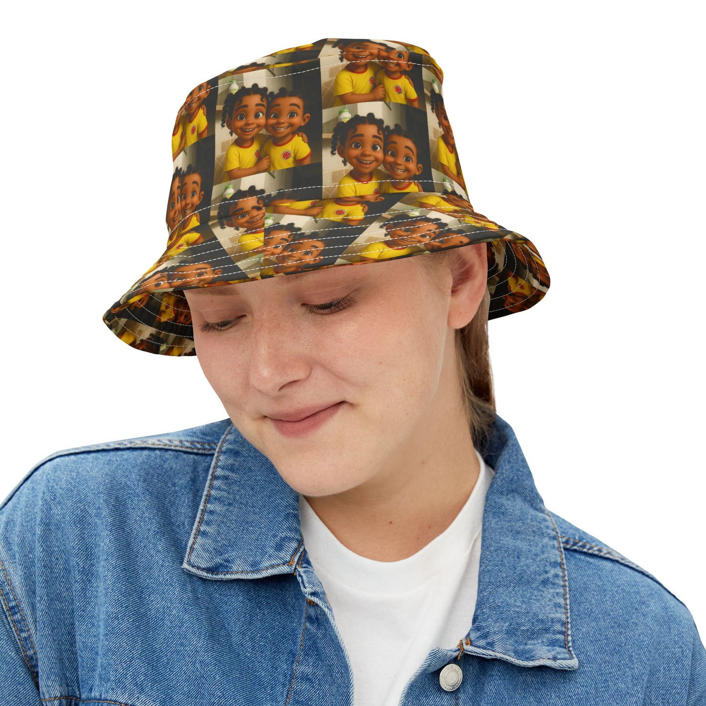 Picture This Magic© Fun and Colorful Bucket Hat with Personalized Design