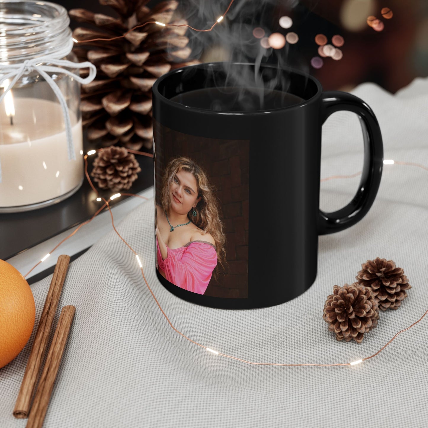 Picture This Magic© Ceramic Black Personalized Mug