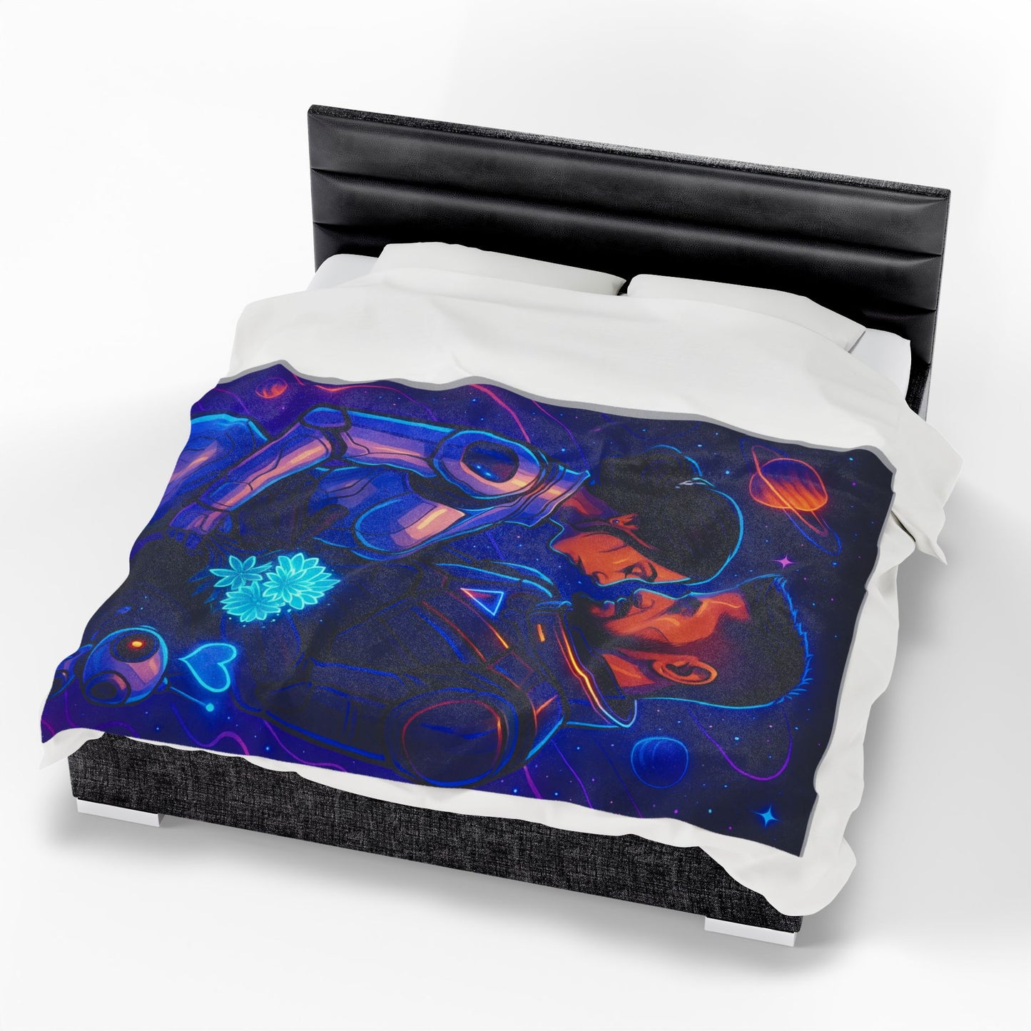 Picture This Magic© Customized Velveteen Plush Blanket | Soft Personalized Throw
