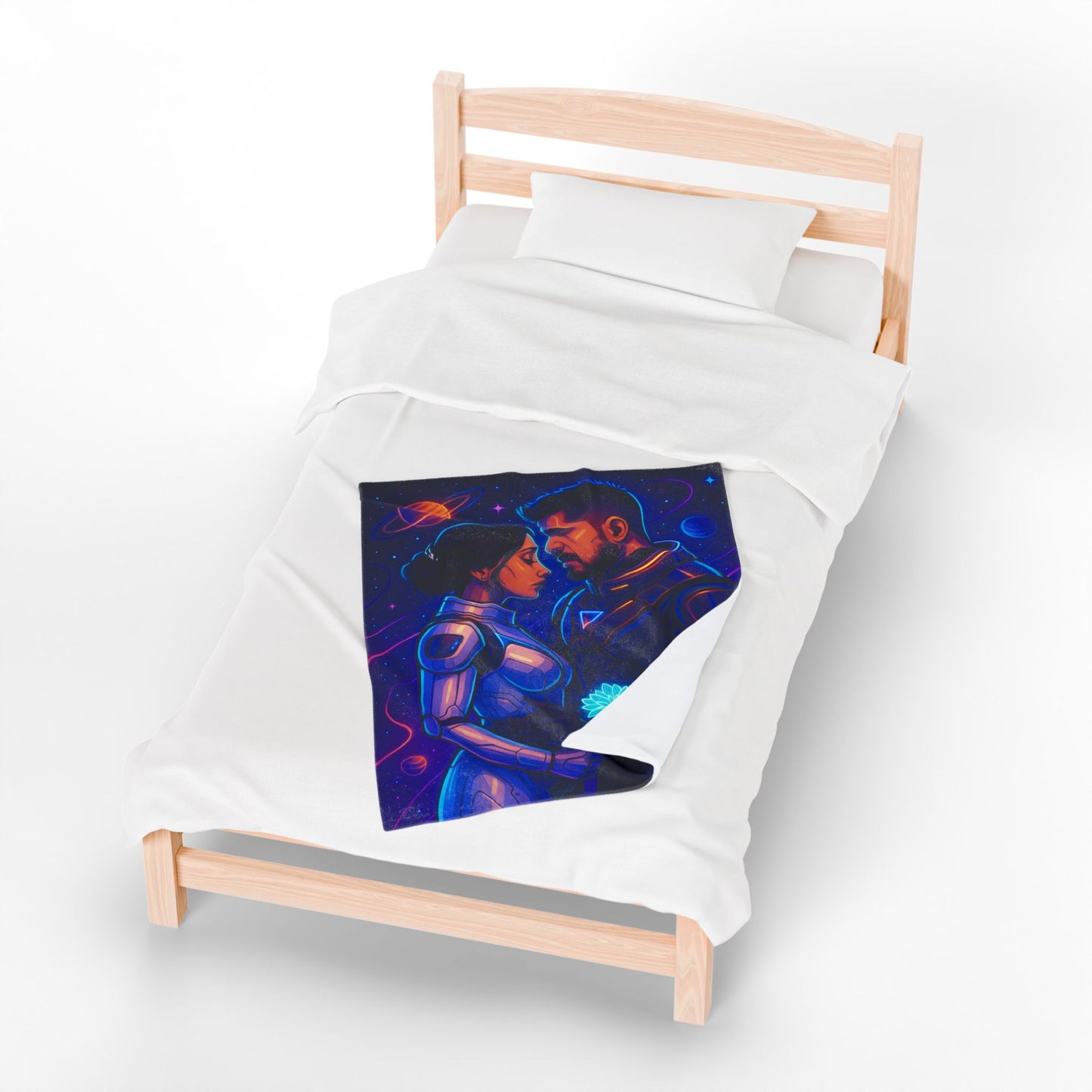 Picture This Magic© Customized Velveteen Plush Blanket | Soft Personalized Throw