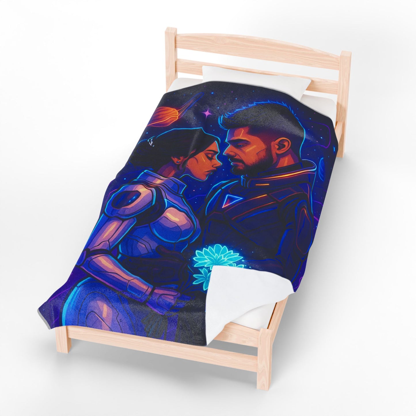 Picture This Magic© Customized Velveteen Plush Blanket | Soft Personalized Throw