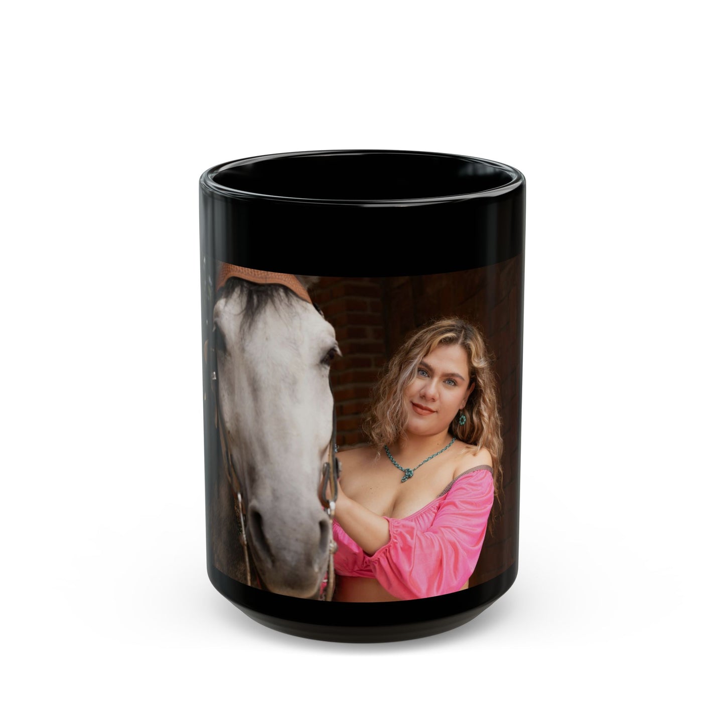 Picture This Magic© Ceramic Black Personalized Mug