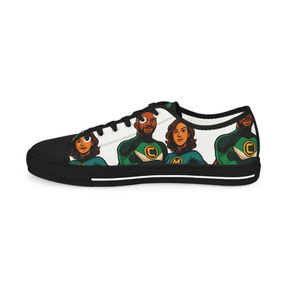 Picture This Magic© Stylish Low Top Men's Sneakers with Customized Design