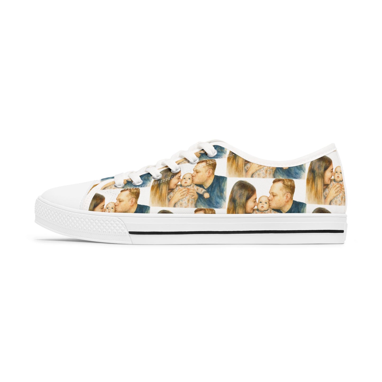 Picture This Magic© Custom Low Top Women's Sneakers