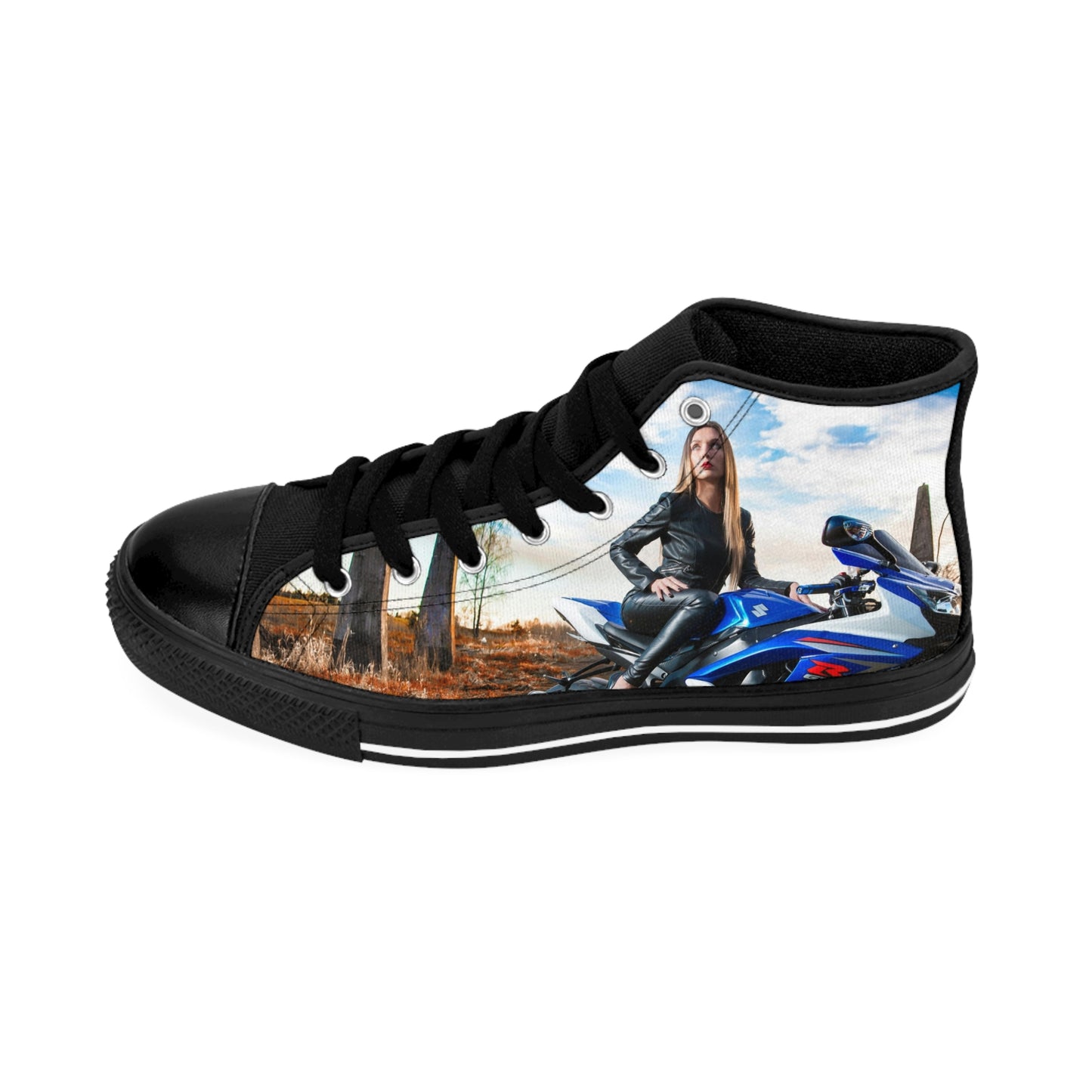 Picture This Magic© Stylish Women's Classic Sneakers with Customized Design
