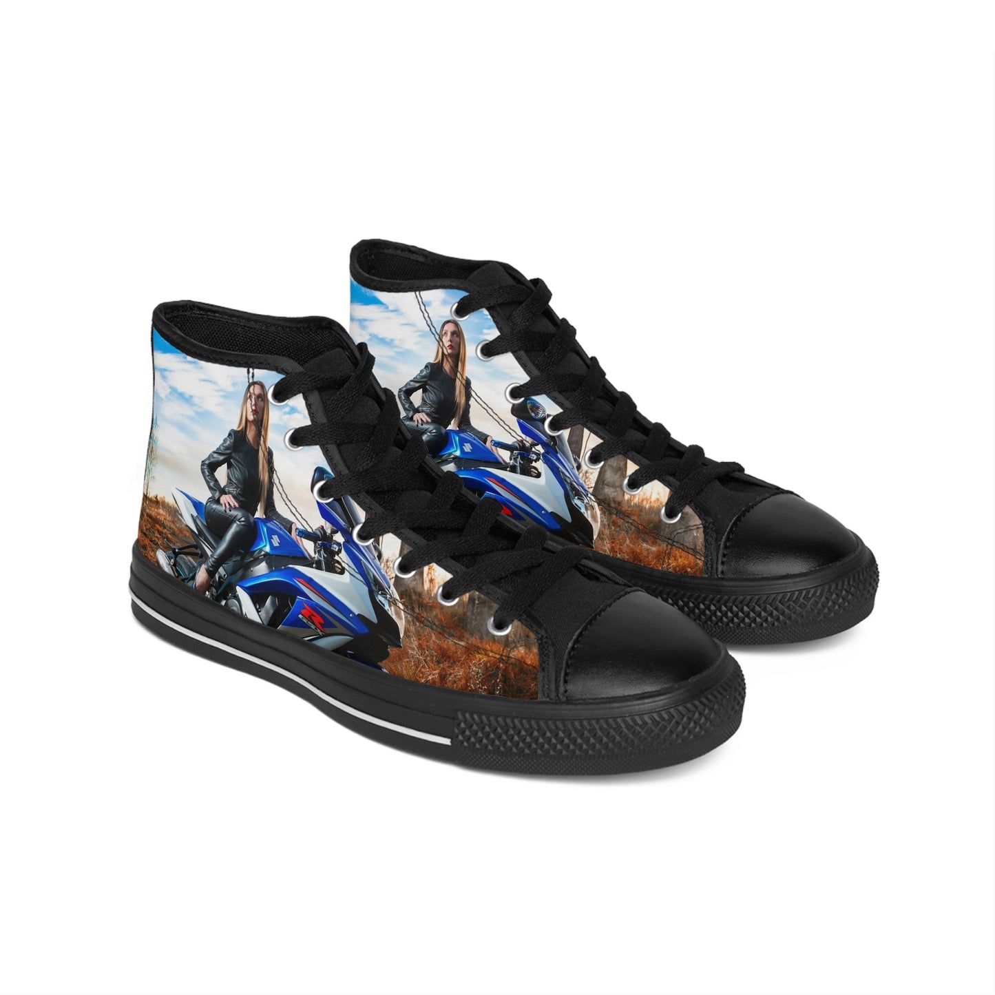 Picture This Magic© Stylish Women's Classic Sneakers with Customized Design