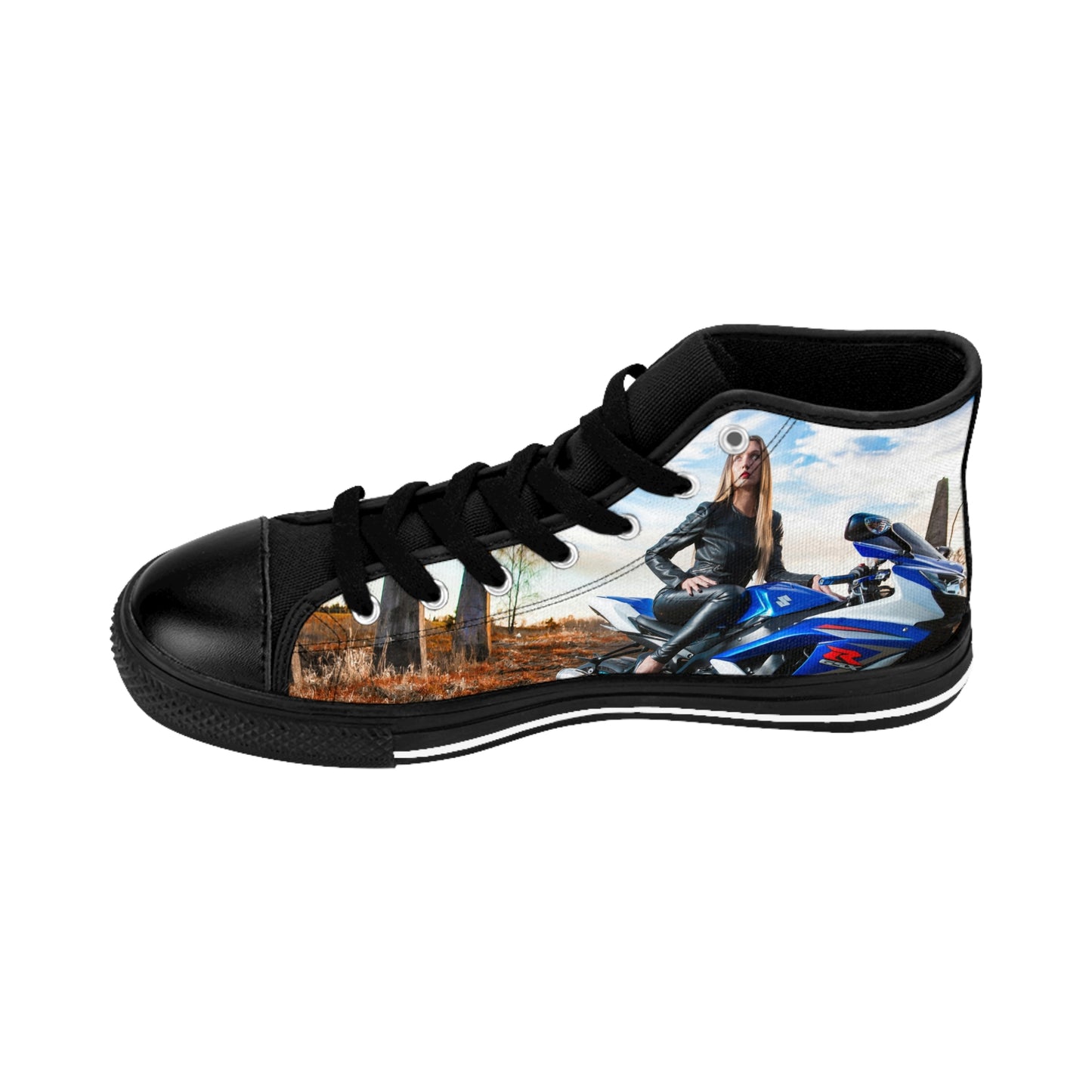 Picture This Magic© Stylish Women's Classic Sneakers with Customized Design