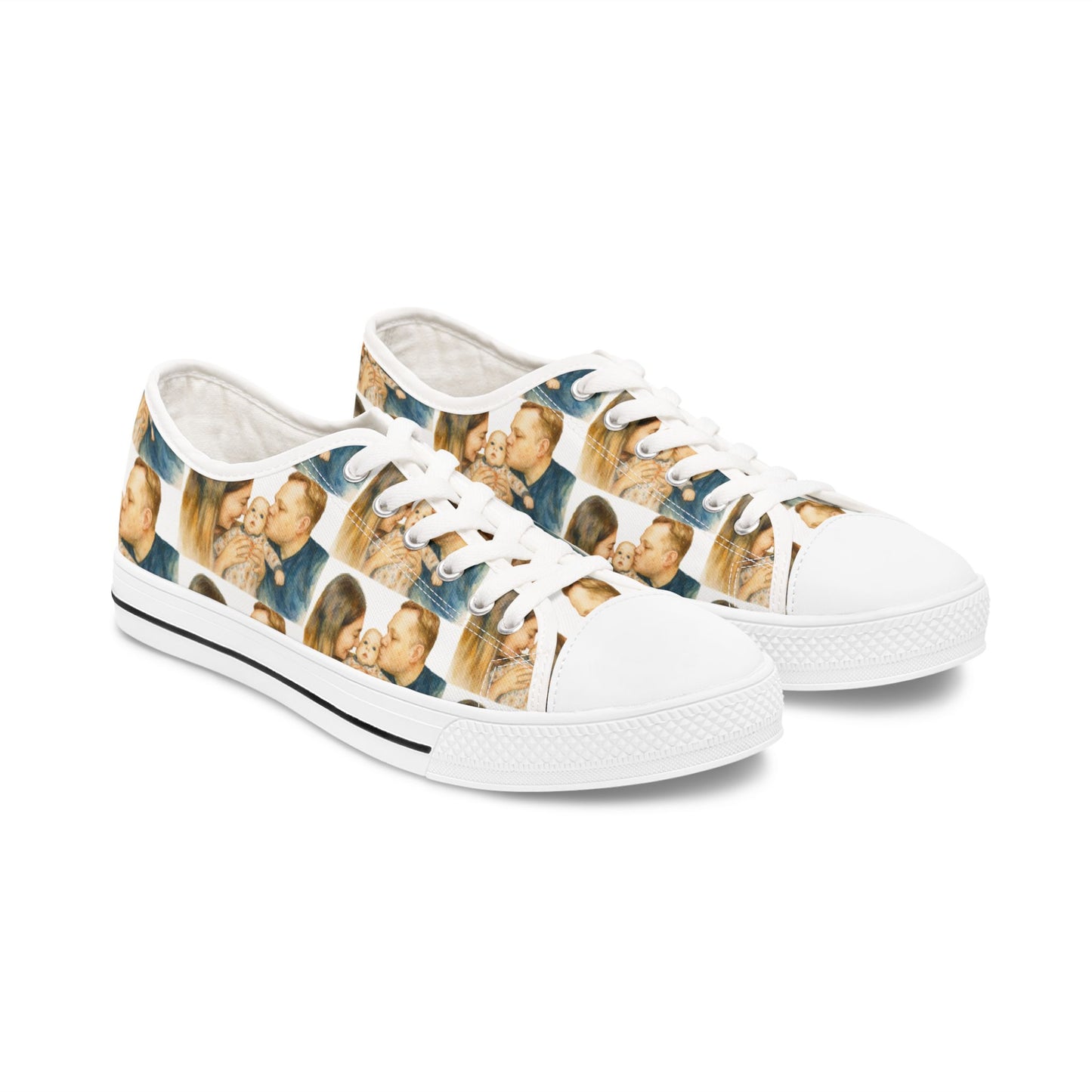 Picture This Magic© Custom Low Top Women's Sneakers