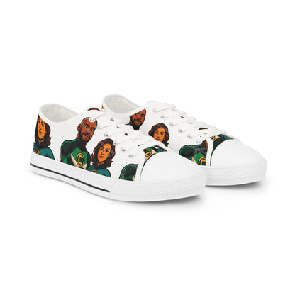 Picture This Magic© Stylish Low Top Men's Sneakers with Customized Design