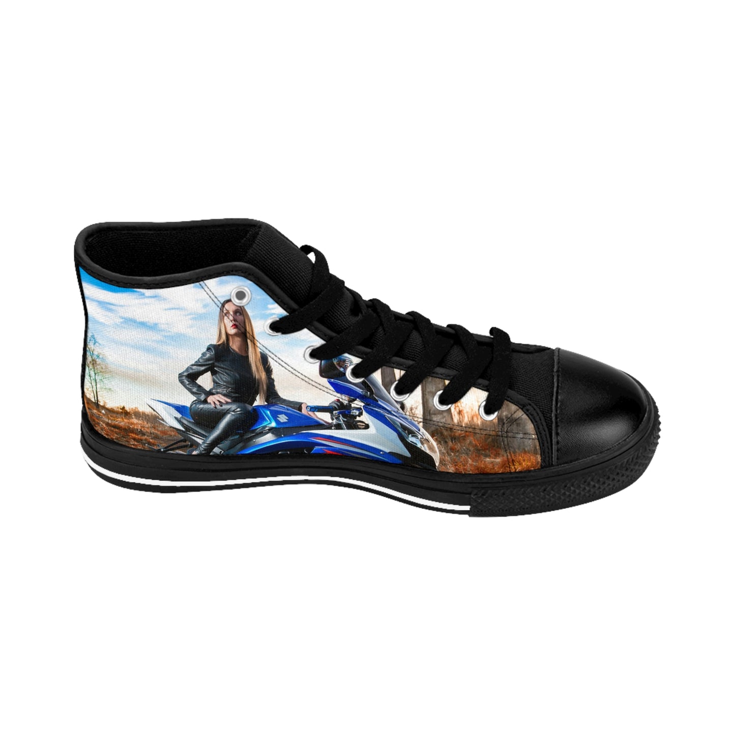 Picture This Magic© Stylish Women's Classic Sneakers with Customized Design