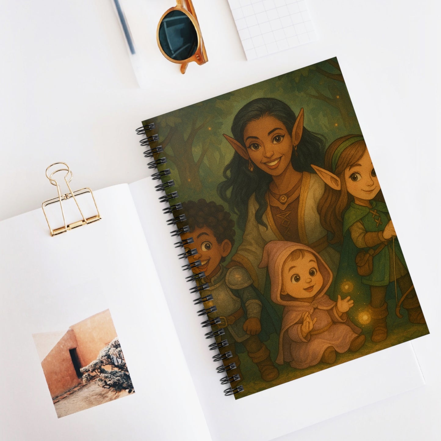 Personalized Picture This Magic© - Customized Themed Spiral Notebook Ruled Lines