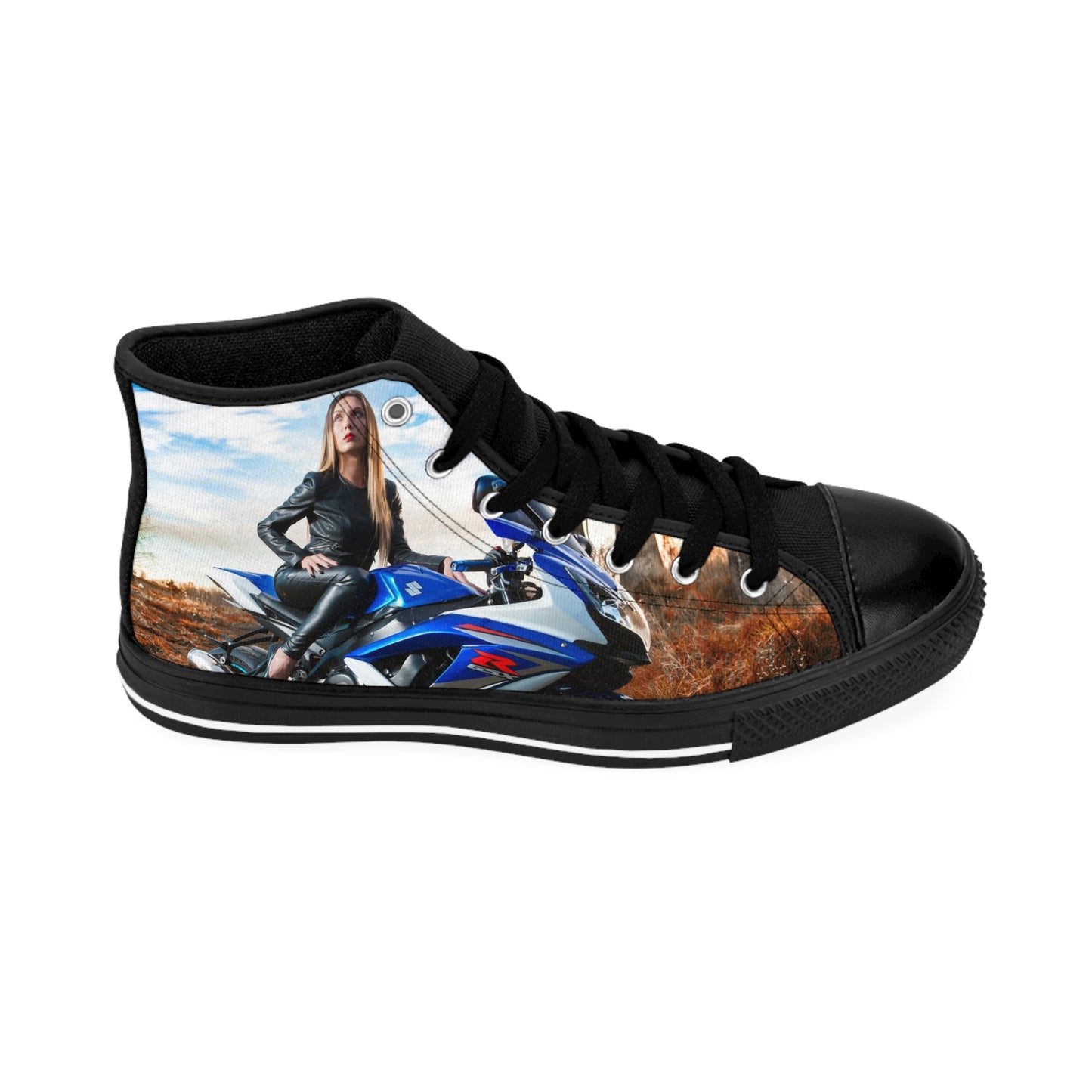 Picture This Magic© Stylish Women's Classic Sneakers with Customized Design