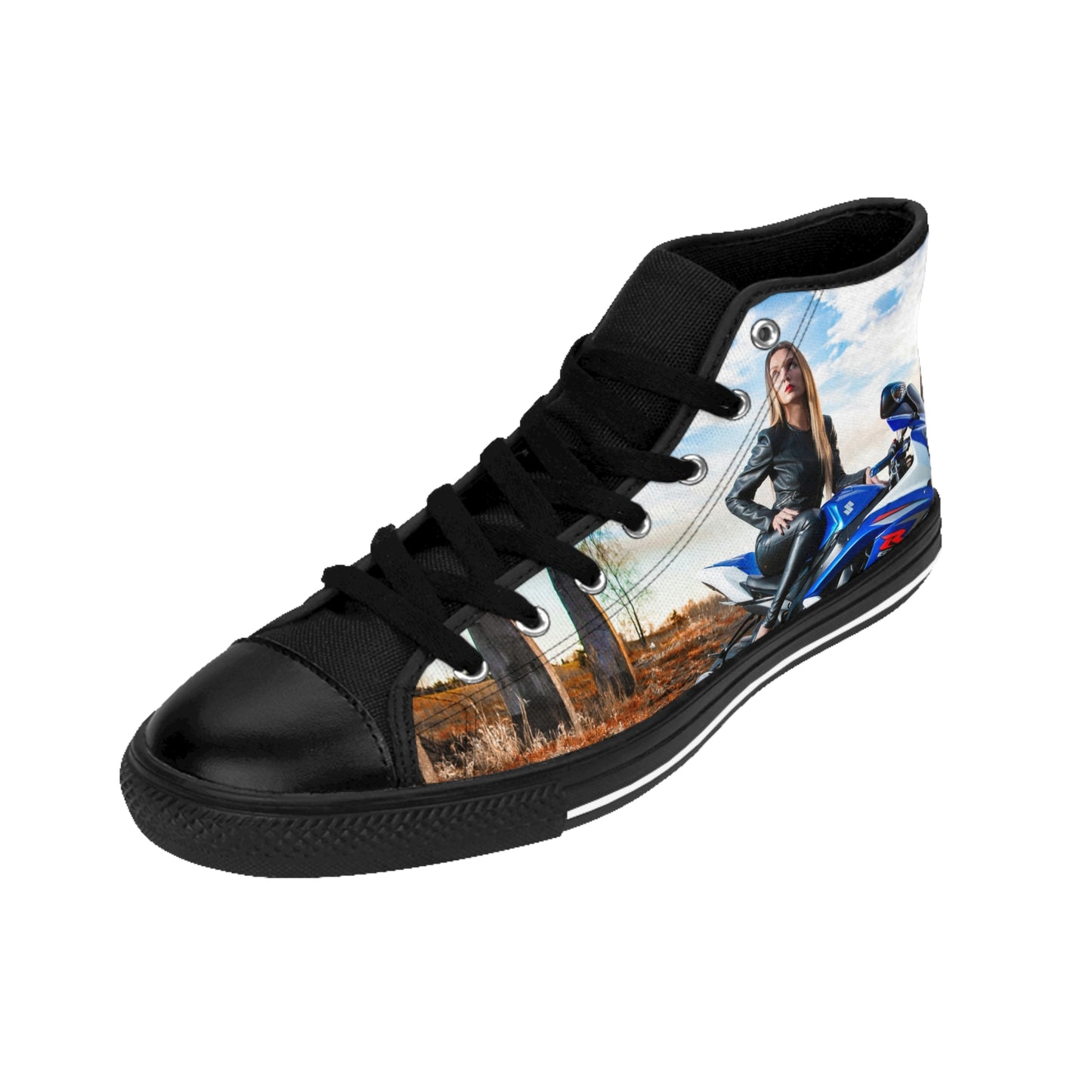 Picture This Magic© Stylish Women's Classic Sneakers with Customized Design